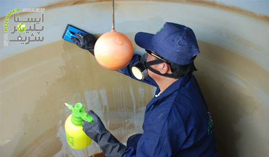 Disinfecting Inside the Tank